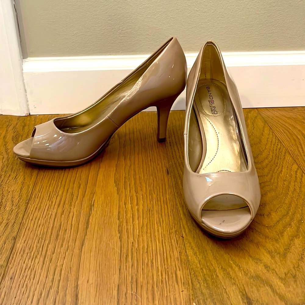 Nude 3” Open Toe Pump